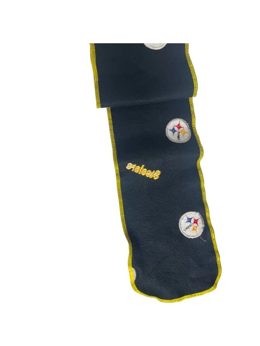Pittsburgh Steelers Scarf Logos Black Yellow Winter Gameday Fanwear  7